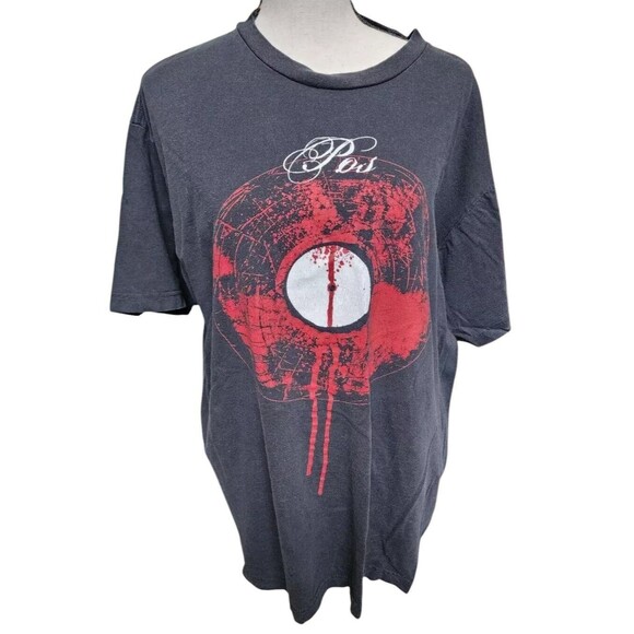 P.O.S. Bullseye Tee Size XL Black Rhymesayers Entertainment Indie Hip Hop - Picture 1 of 6
